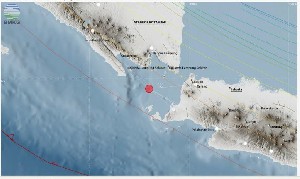 BMKG : Gempa Beruntun, Muka Air Laut Selat Sunda Normal