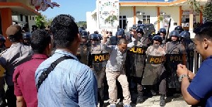 Polres Aceh Timur Simulasi Pengamanan Pemilu