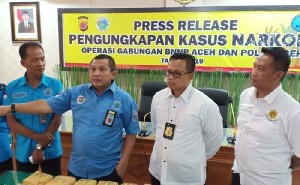 BNN Aceh dan Polda Aceh Amankan 13,2 Kg Sabu