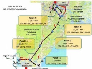 Pembangunan Sudah 85,7%, Jalan Tol Balikpapan - Samarinda Seksi I - III Ditargetkan Beroperasi Maret