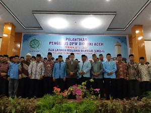 Pengurus DPW BKPRMI Aceh Resmi Dilantik, 5 Program Unggulan Dilaunching