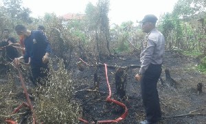 Delapan Hektar Lahan Gambut Terbakar di Kecamatan Johan Pahlawan Aceh Barat