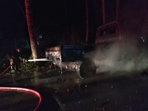Diduga Konslet Kabel, Satu Unit Mobil Terbakar Di Aceh Besar