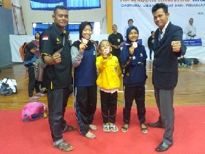 Tiga Karateka Aceh Tamiang Raih Juara di Kejurnas Wadokai 2019
