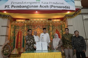 PDPA Berubah Jadi PT Pembangunan Aceh