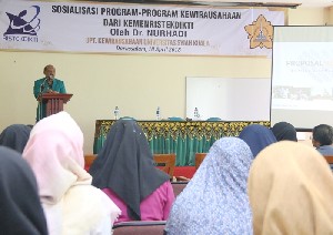 UPT Kewirausahaan Sosialisasi Program Bisnis Kemenristekdikti