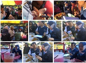 Demi Keamanan Masyarakat, BBPOM Sidak Takjil PKL di Bundaran ITS
