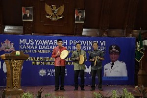 Plt Gubernur : Musprov Kadin Jadi Tonggak Bangkitnya Kejayaan Ekonomi Aceh