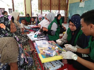 Mahasiswa Keperawatan Unsyiah Aktifkan Kembali Posbindu di Aceh Besar