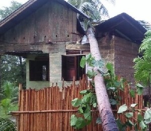 Angin Kencang Landa Seuneuddon, Puluhan Toko dan Rumah Rusak