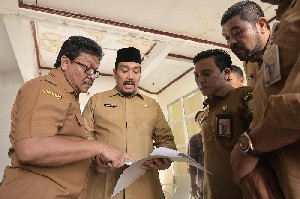 Asisten III Setda Aceh Sidak Kehadiran Pegawai Di Sejumlah SKPA