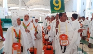 Jamaah Calon Haji Aceh Kloter 7 Tiba di Jeddah