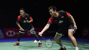 Ahsan/Hendra Juara Dunia Kejuaraan Bulutangkis BWF 2019