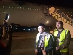 393 JCH Aceh Kloter 11 Terbang ke Arab Saudi