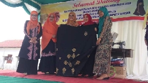 Dekranasda Aceh Motivasi Perajin Bordir Bireuen