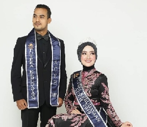 Rahmad dan Raisa Wakili Aceh di Pemilihan Putera Puteri Kebudayaan Indonesia 2019
