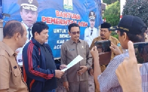 Pemerintah Aceh Salurkan Bantuan untuk Korban Kebakaran Bakongan Aceh Selatan
