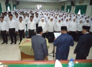 400 PNS Bireuen Formasi Khusus Diambil Sumpah Dan Terima SK