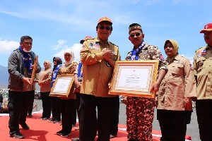 Tagana Aceh Terbaik Nasional Bidang Keposkoandan TRC