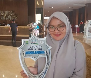 Singkirkan 5 Negara, Adila Asal Aceh Juara MTQ Antar Bangsa DMDI 2019