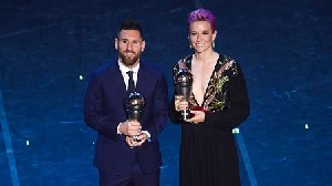 Lionel Messi dan Megan Rapinoe Pemain Terbaik FIFA 2019