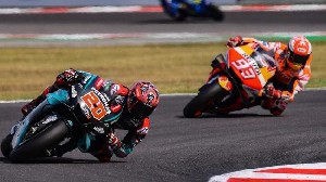 Hasil Pemanasan MotoGP Jepang: Marquez Kalahkan Quartararo