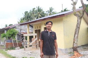 Penerima Rumah Layak Huni di Samadua: Terimakasih Pak Plt Gubernur Aceh