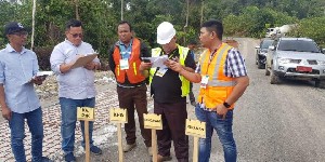Pemerintah Minta Rekanan Pacu Pembangunan Jalan Meulaboh-Pidie