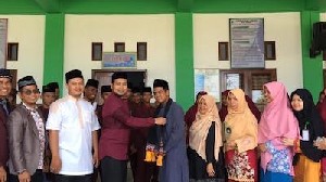 Pesantren Jabal Nur Siak-Riau Berkunjung ke Mahad Daarut Tahfizh Al-Ikhlas Aceh
