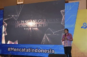 BPS Terbaik di Aceh Dapat Penganugerahan