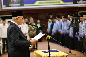 Lantik 433 Kepala SLTA, Ini Harapan Pemerintah Aceh