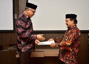 Prof Farid Wajdi Diangkat sebagai Plt Ketua MAA