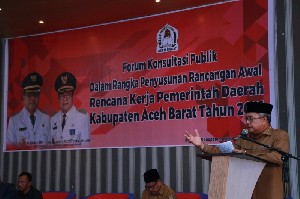 Pemkab Aceh Barat Gelar Forum Konsultasi Publik RKPD