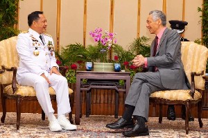 PM Singapura Lee Hsien Loong ke Mendagri: 