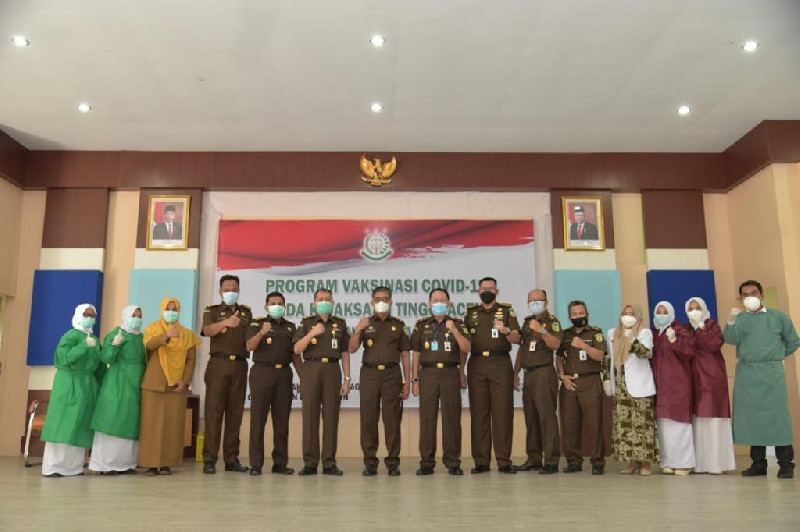 Foto Kejaksaan Tinggi Divaksinasi Covid-19 Tahap 2